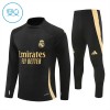 Real Madrid Niño Sudadera De Entrenamiento 2024-25 Cuarto-Cremallera Negra Real Madrid Niño Sudadera De Entrenamiento 2024-25 Cuarto-Cremallera Negra